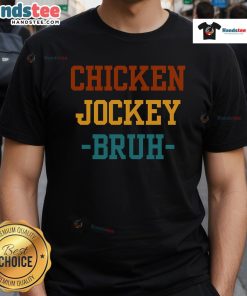Funny Chicken Jockey meme t-shirt featuring a humorous gamer chicken jockey design, perfect for gaming enthusiasts.