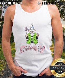 Funny Crawly Gnome Tank Top featuring a playful gnome design, perfect for summer fun and quirky fashion lovers.