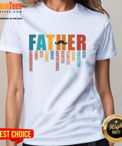 Funny Dad Definition T-shirt for Father's Day featuring a mustache graphic, perfect gift for dads and humor lovers.