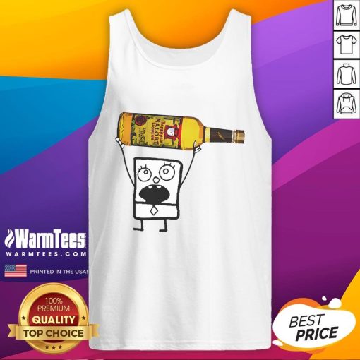 Funny Doodlebob Malort tank top design featuring vibrant colors and playful graphics for humor lovers.