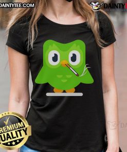 Two women wearing 'Funny Duo Language Cig' graphic tees, laughing together in a casual outdoor setting.