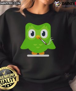 Funny duo language graphic on a cozy sweatshirt, perfect for casual wear and showcasing humor in style.