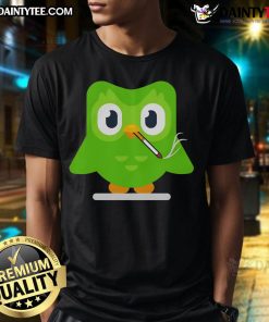Funny Duo Language Cig T-Shirt featuring humorous graphic design, perfect for language lovers and casual wear.