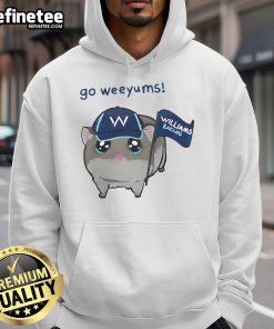 Alt Text: Funny Go Weeyums Williams Racing Hoodie featuring a playful design perfect for motorsport fans and casual wear.