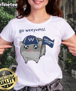 Funny Go Weeyums Williams Racing Ladies Tee featuring a playful design, perfect for racing fans and casual wear.