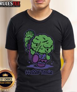 Funny Hello Toxie Hello Kitty T-Shirt featuring a quirky design perfect for fans of unique graphic tees.