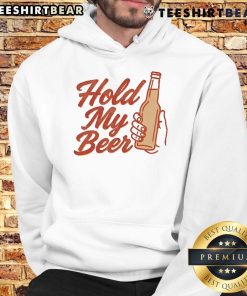 Funny Hold My Beer Hoodie featuring a humorous graphic design perfect for casual outings and comedy lovers.