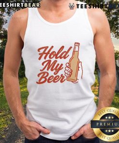 Funny Hold My Beer Tank Top featuring a humorous design, perfect for parties and casual outings.