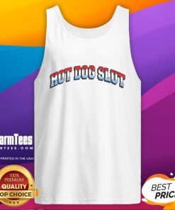 Funny Hot Dog Slut Tank Top featuring a playful graphic design, perfect for summer BBQs and casual outings.