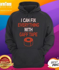 Funny I Can Fix Everything With Gaff Tape Hoodie in vibrant colors, showcasing a humorous design for DIY enthusiasts.