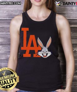 Funny Los Angeles Dodgers Looney Tunes baseball tank top for fans, featuring vibrant graphics and playful design for 2025.