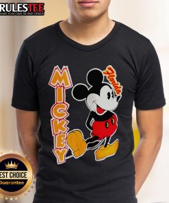 Funny Mickey Florida Cartoon T-Shirt featuring a playful design of Mickey Mouse in vibrant colors, perfect for Disney fans.