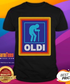 Funny Oldi Aldi T-Shirt featuring humorous graphics and vibrant colors, perfect for casual wear and Aldi fans.