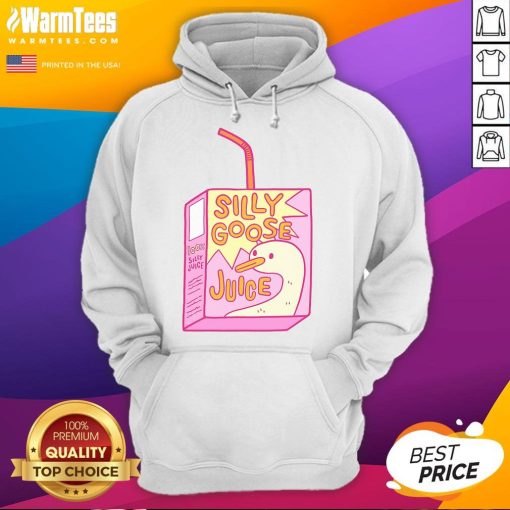 Funny Silly Goose Juice hoodie featuring vibrant graphics, perfect for quirky fashion lovers and cozy casual wear.