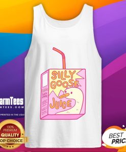 Funny Silly Goose Juice tank top featuring playful graphics, perfect for casual wear and showcasing your fun personality.