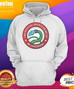 Funny The Official Sports Drink Of My Childhood The Hose Hoodie featuring a playful design and vibrant colors.