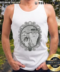 Funny Wizard Mirror My First Selfie Tank Top featuring a quirky design perfect for casual wear and magic enthusiasts.
