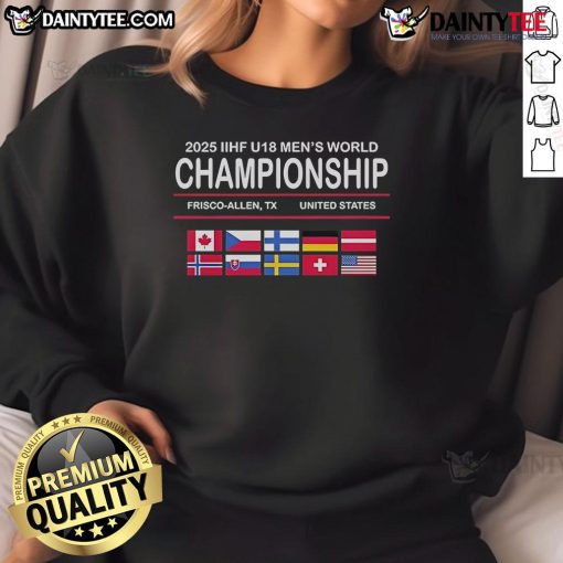Good 2025 IIHF U18 Men's World Championship sweatshirt featuring bold graphics and a comfortable fit for fans.