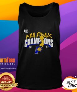 Alt Text: Indiana Pacers style tank top celebrating the 2025 NBA Finals Champions, perfect for fans and sports enthusiasts.