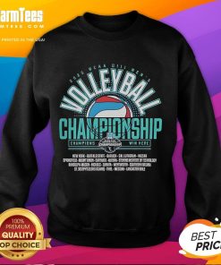 Good 2025 NCAA D3 Men's Volleyball Championship sweatshirt featuring team colors and logo, perfect for fans and players.