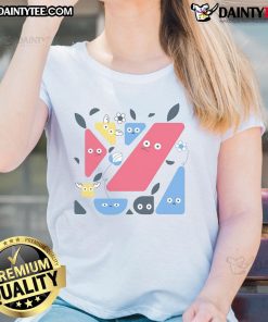 Good Abstract Helpers Ladies Tee featuring vibrant colors and unique design, perfect for casual wear and stylish outfits.