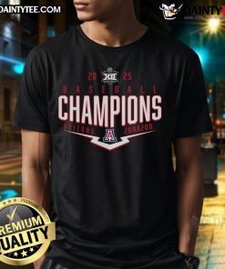 Good Arizona Wildcats 2025 Big 12 Baseball Conference Tournament Champions Playoff Pitch T-Shirt design featuring team colors.