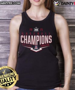 Arizona Wildcats 2025 Big 12 Baseball Conference Tournament Champions tank top showcasing team pride and playoff spirit.