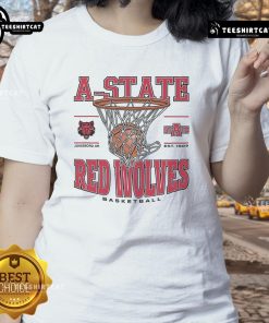 Good Arkansas State Red Wolves Game Time Ladies Tee in vibrant red, perfect for showing team spirit at games.
