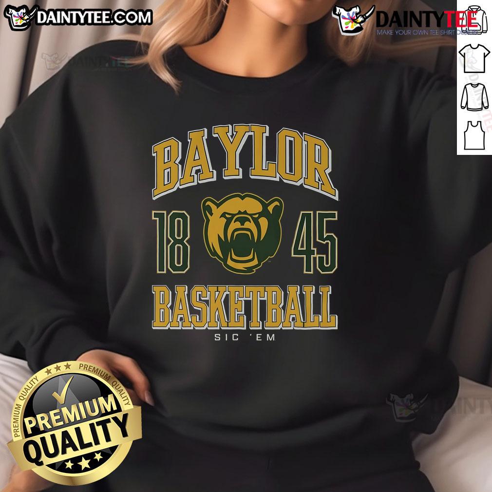 Good Baylor Bears Basketball Sweatshirt Good Baylor Bears basketball sweatshirt featuring the team logo, perfect for fans and game day wear.