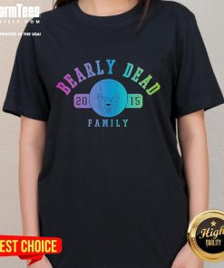 Good Bearly Dead Family 2015 Ladies Tee featuring a fun graphic design for cozy family gatherings or casual outings.