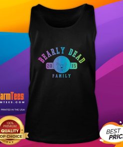 Good Bearly Dead Family 2015 tank top featuring a playful bear graphic, perfect for casual summer wear.