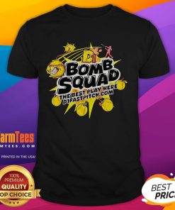 Good Bomb Squad The Best Play Here T-Shirt featuring a bold graphic design for explosive gaming enthusiasts.