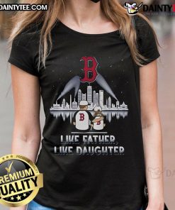 Good Boston Red Sox Like Father Like Daughter 2025 Limited Edition Ladies Tee featuring a stylish baseball design.