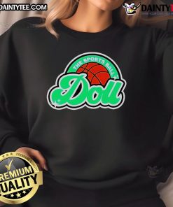 Good Casual Doll and Ball Design Sweatshirt featuring a playful graphic and comfortable fit for everyday wear.