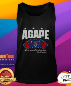 Good Charlie Lindgren Agape Love Tank Top featuring a stylish design, perfect for casual summer outfits and fan apparel.