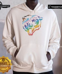 Alt Text: Stylish Good Chicago Bears Logo Pride Hoodie featuring vibrant colors and team logo for fans and supporters.