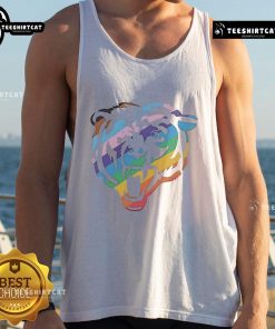 Good Chicago Bears Logo Pride Tank Top showcasing vibrant colors, perfect for fans celebrating team spirit.