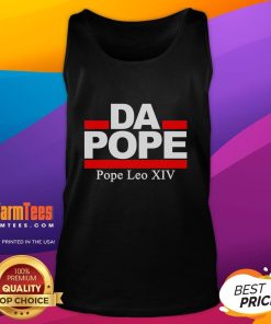 Alt Text: Good Chicago Da Pope Leo XIV Cardinal Robert Prevost tank top featuring vibrant design and bold colors.