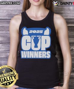 Limited edition Good Club Brugge KV 2025 Cup Winners tank top featuring vibrant design and team logo.
