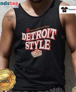 Good Detroit Tigers Detroit Style Freshly Baked Home Runs tank top featuring vibrant team colors and stylish design.