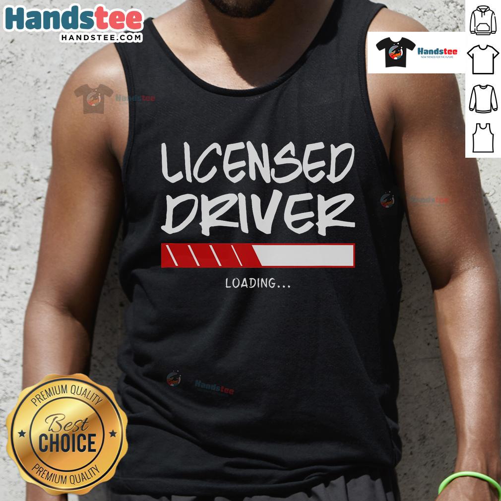 Good Driving Tes Drivers License Tank Top Good Driving tee featuring a driver's license graphic on a stylish tank top, perfect for driving enthusiasts.