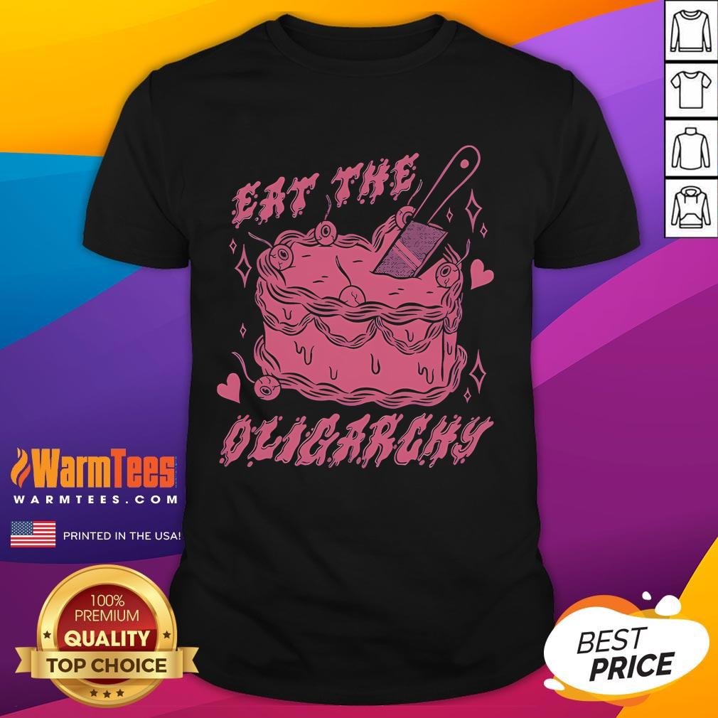 Good Eat The Oligarchy Knife T Shirt Good Eat The Oligarchy Knife T-Shirt featuring a bold design perfect for food lovers and political satire enthusiasts.