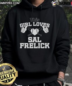 Good Ella Vancuyk wearing 'This Girl Loves Sal Frelick' hoodie, showcasing her stylish sports fan look.