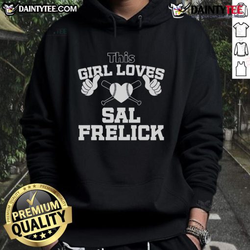 Good Ella Vancuyk wearing 'This Girl Loves Sal Frelick' hoodie, showcasing her stylish sports fan look.