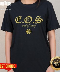 Good Ends of Sanity Team Daze EOS NC ladies tee featuring stylish design and comfortable fit for casual wear.