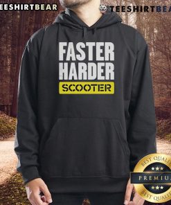 Good Faster Harder Scooter Hoodie in vibrant colors, perfect for scooter enthusiasts and stylish streetwear lovers.