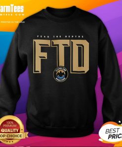 Good Fear The Depths Cleveland Monsters sweatshirt featuring a bold design, perfect for fans of the team and streetwear.