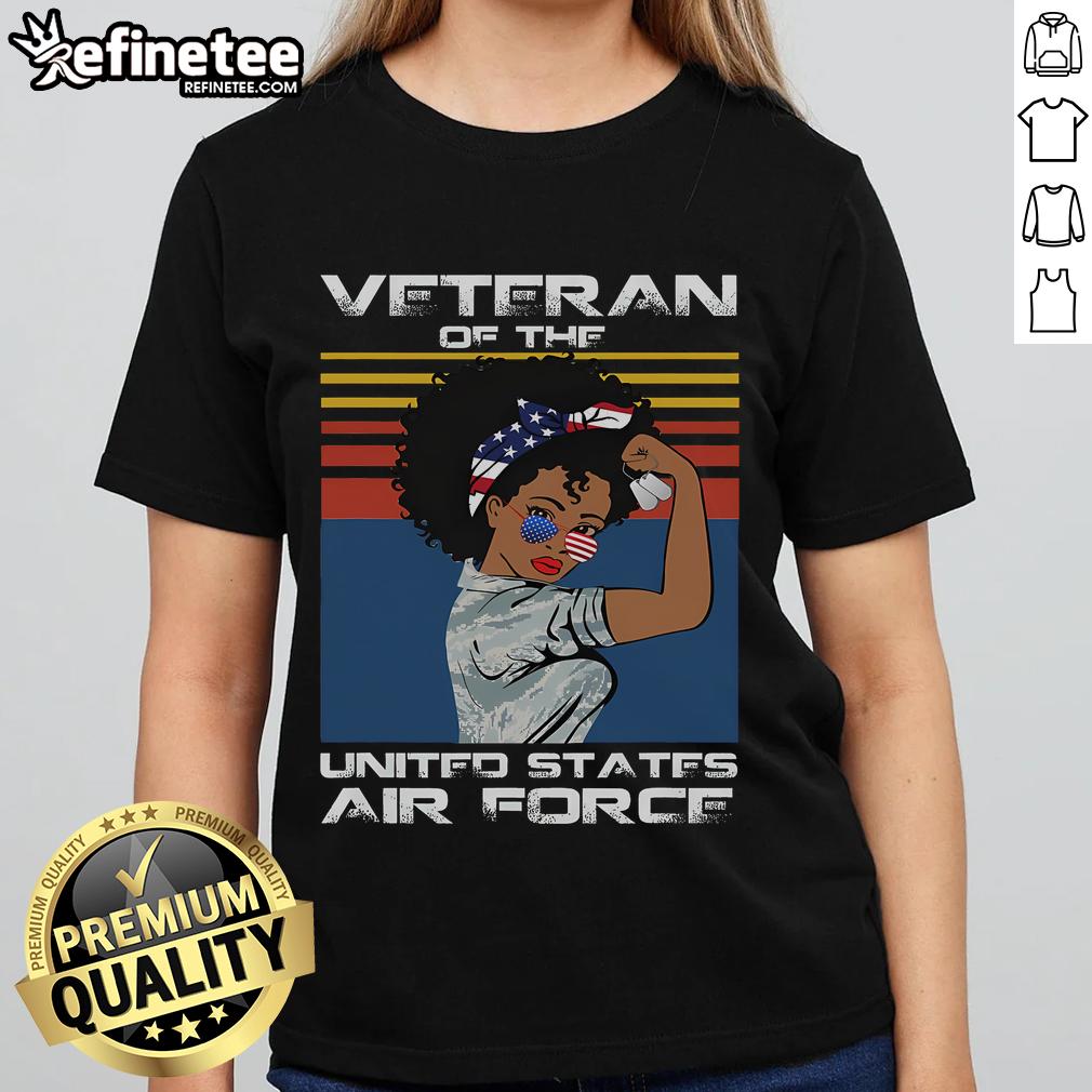 Good Female Veteran Of The United States Air Force Usaf Veteran Ladies Tee Good Female Veteran of the United States Air Force USAF Veteran Ladies Tee, celebrating women's service in the military.