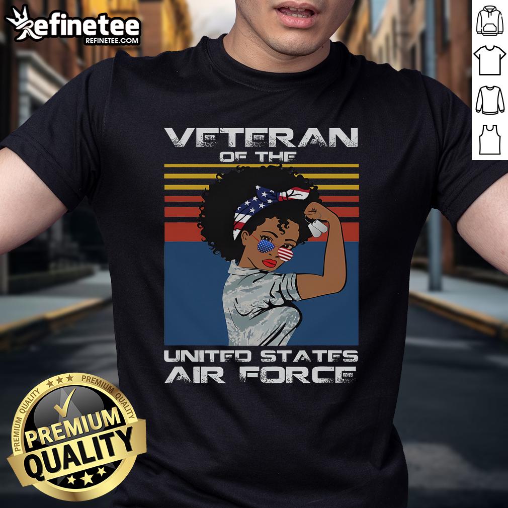 Good Female Veteran Of The United States Air Force Usaf Veteran T Shirt Good Female Veteran of the United States Air Force USAF Veteran T-Shirt showcasing pride and service in stylish design.