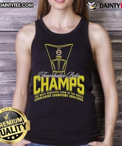 Good Fenerbahce 24/25 Basketball Championship tank top featuring vibrant team colors and logo for fans and athletes.